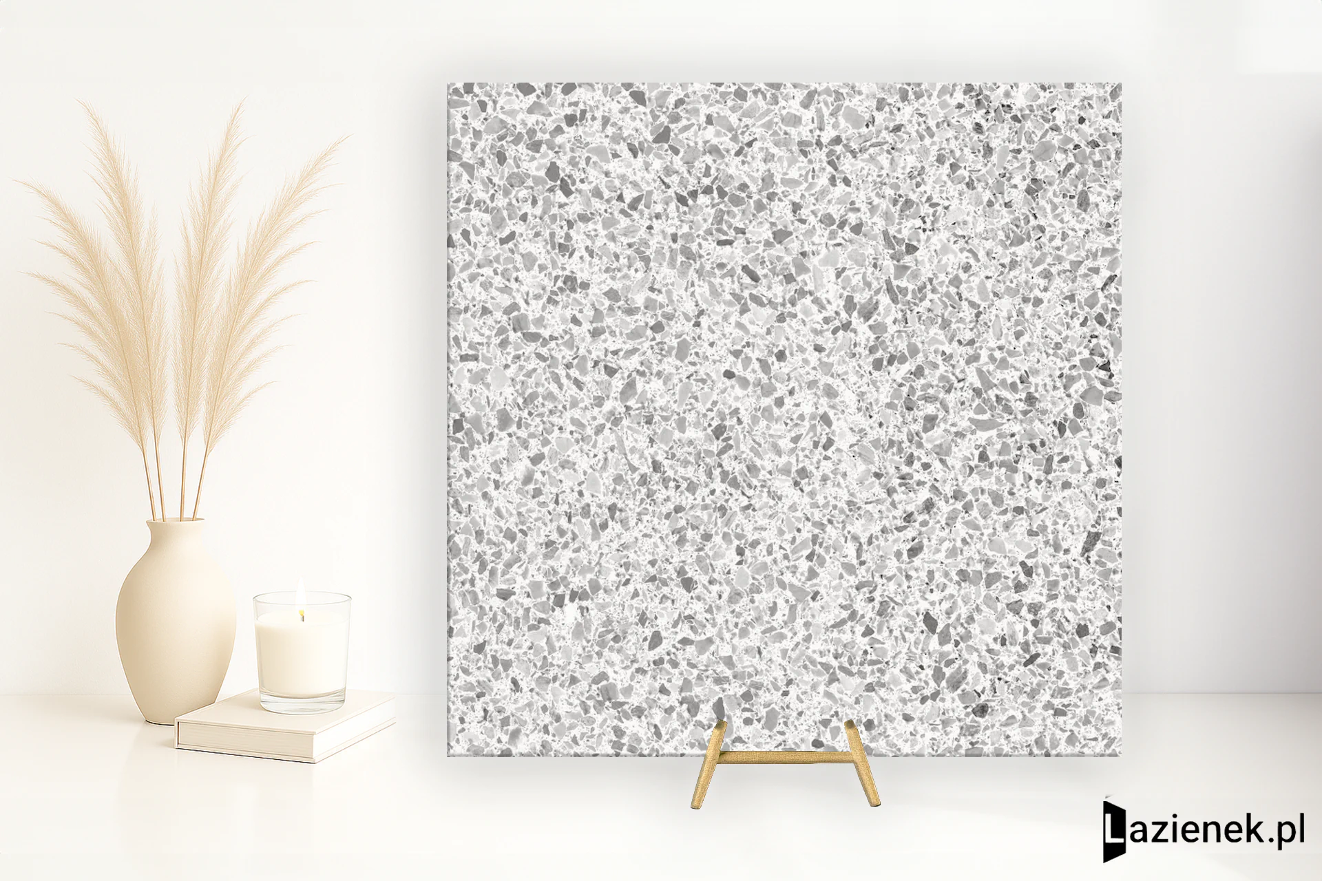 Casalgrande Padana Terrazzo Pearl satyna 60x60 cm gr. 9 mm - płytka rektyfikowana/12954630
